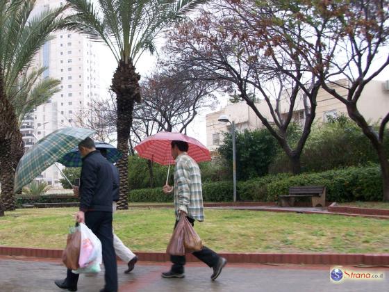 В Израиле установилась неустойчивая и дождливая погода
