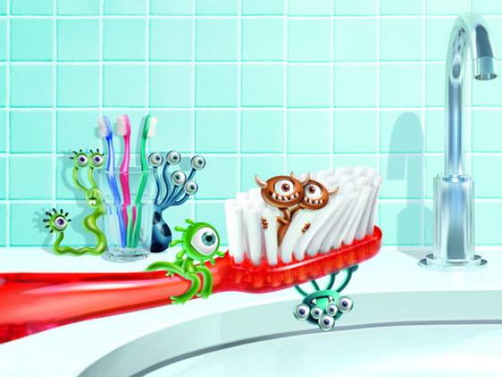 Внимание – опасность: зубная щетка может стать питательной средой для болезнетворных микробов!