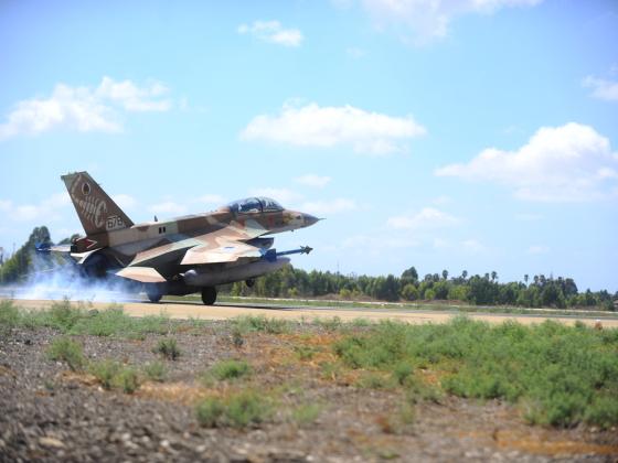 Ответные удары ВВС ЦАХАЛа на ракетный обстрел из Газы