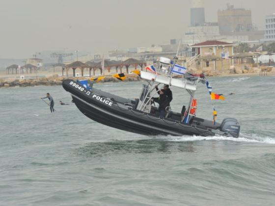 Морская полиция спасла двоих мужчин у побережья Тель-Авива