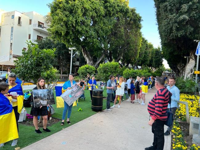«Израильские друзья Украины» организовывают «Аллею памяти» на бульваре Ротшильд в Тель-Авиве