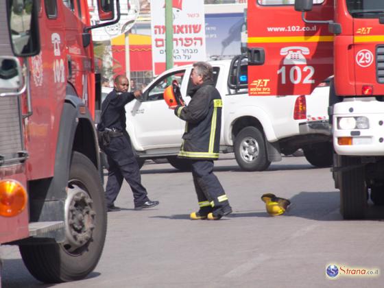 Крупный пожар в промзоне на западе Ришон ле-Циона: сгорели завод и несколько грузовиков