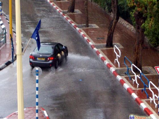 Дожди в Израиле продолжаются и ослабевают