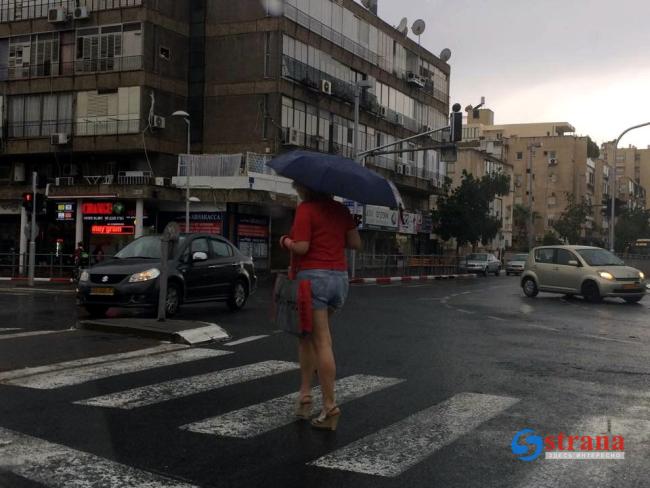 В Израиль вернулись зимние дожди