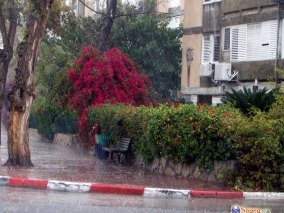 На короткий период дожди возвращаются в Израиль