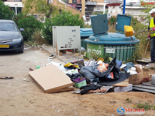 Среднестатистической израильтянин производит 1,7 кг мусора в сутки