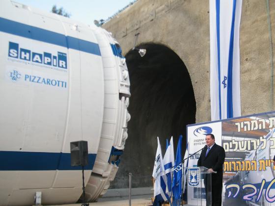 Перекрытия туннелей на железнодорожной ветке Тель-Авив-Иерусалим покрыты трещинами