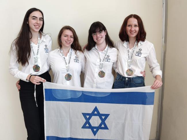 Сборная Израиля по компьютерным наукам завоевала 4 медали на европейской олимпиаде среди девушек