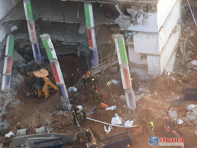 Полиция проводит допросы по делу об обрушении стоянки в Тель-Авиве