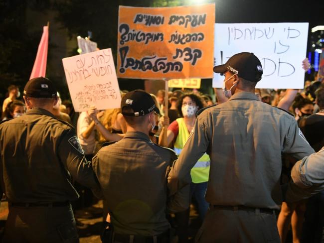 Израильтяне, митинговавшие во время карантина, освобождены от штрафов