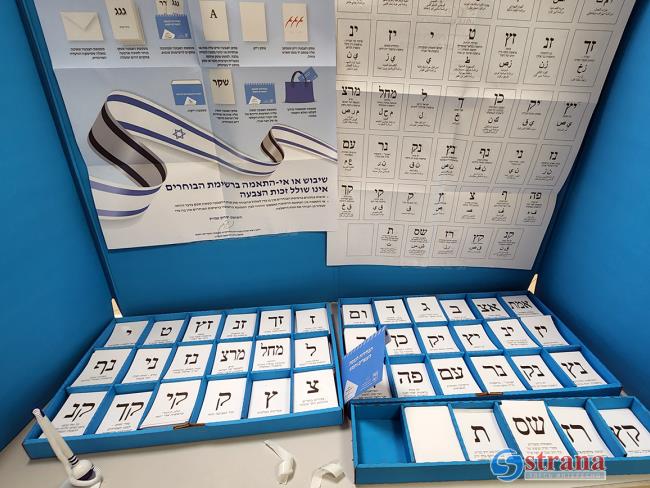 Окончательные результаты подсчета голосов на выборах в Кнессет 25-го созыва