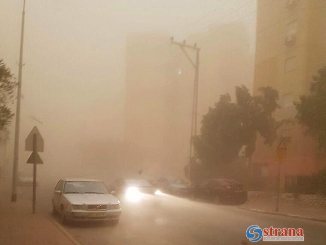 8 декабря Израиль накроет пыльная буря