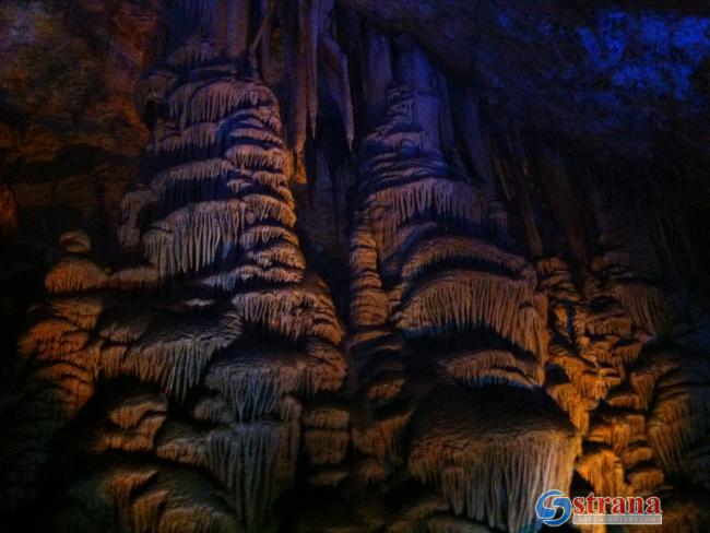 Уникальная находка: в Рош ха-Аине строители обнаружили сталактитовую пещеру