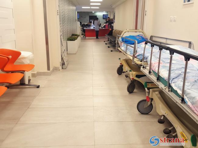 1 из 10 пациентов в больницах Израиля остается в коридорах