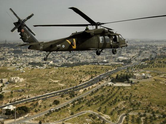 Вертолет ВВС едва не разбился над Израилем