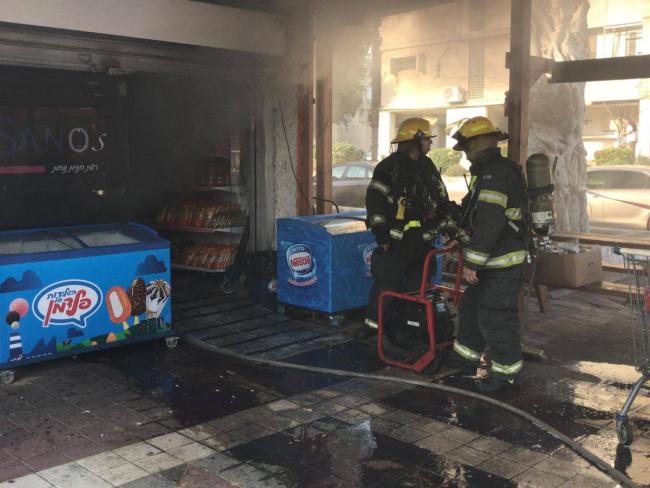 Ашдод: Разозлился на продавца и сжег магазин