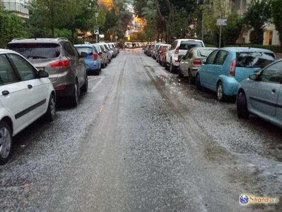 Зима в начале мая: град в центре Израиля, дожди по всей стране