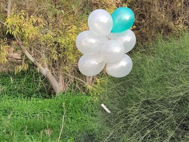 В Кирьят-Гате обнаружена связка воздушных шаров с подозрительным предметом