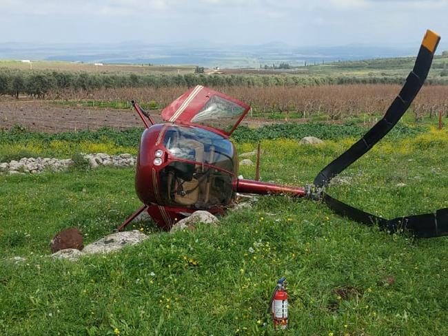 На севере Израиля рухнул вертолет: среди пассажиров были дети