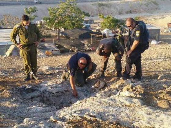Военные нашли неразорвавшуюся ракету, выпущенную из Газы