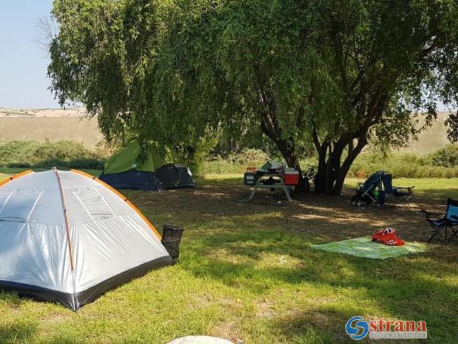 С побережья Кинерета эвакуированы отдыхающие, установившие палатки вопреки запретам