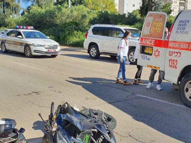 В ДТП в Ашдоде тяжело травмированы двое подростков на мотоцикле
