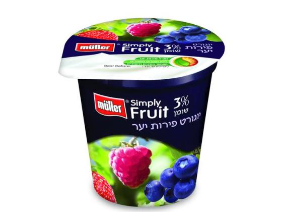 Фруктовые йогурты Müller. Просто фрукты.