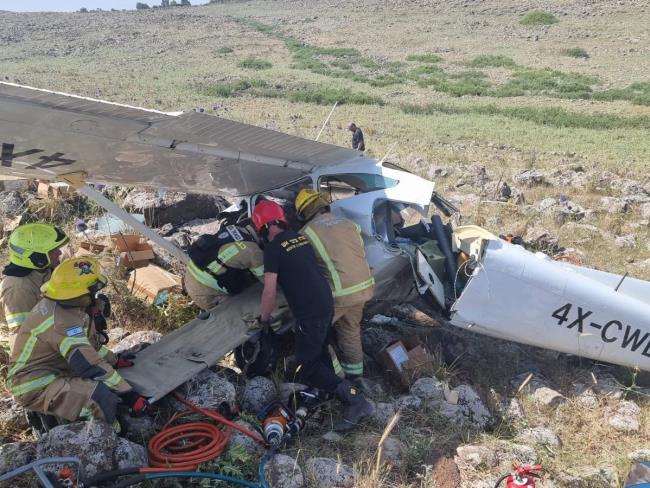 Бывший летчик ВВС погиб при падении легкомоторного самолета на Голанах