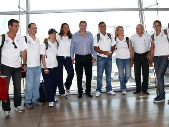 Израильские олимпийцы отправилась в Лондон  авиарейсом 