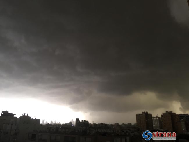 На Израиль надвигается шторм «Барбара»