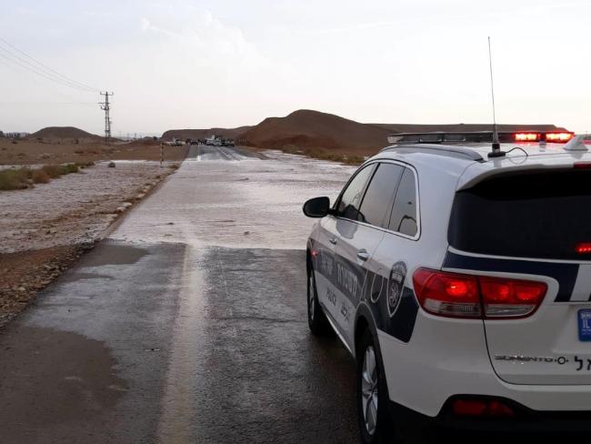 Из-за угрозы наводнений закрыты маршруты в Иудейской пустыне и Негеве