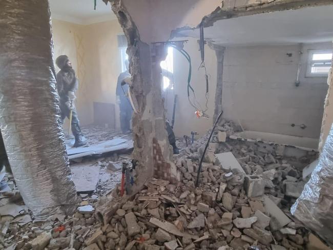 Завершено разрушение и бетонирование дома террориста, убившего Элиягу Кея