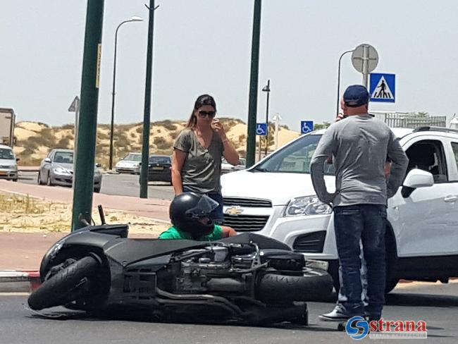 В результате ДТП в Тель-Авиве и Тверии пострадали мотоциклисты