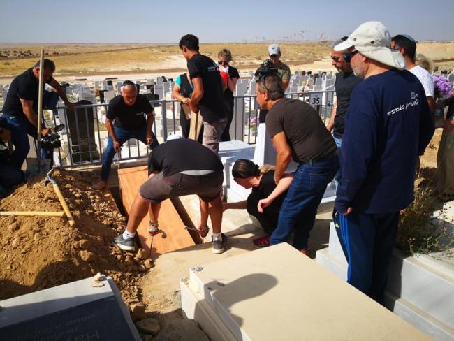 Более сотни израильтян пришли на кладбище, чтобы проводить в последний путь Сергея Семенова 