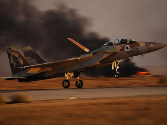 Ответные удары ВВС ЦАХАЛа по целям в Газе