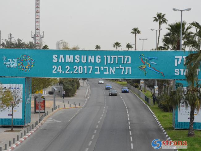Марафонцы закроют Тель-Авив – список перекрываемых улиц