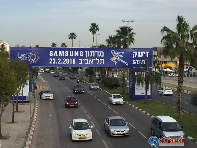 В пятницу в Тель-Авиве пройдет марафон: список перекрываемых улиц