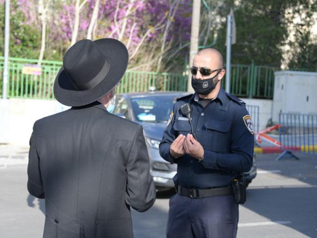 Полиция выписала десятки штрафов за отсутствие масок жителям Бней-Брака