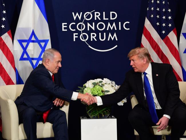 Трамп на встрече с Нетаниягу в Давосе: «Мы перестанем иметь дело с палестинцами»