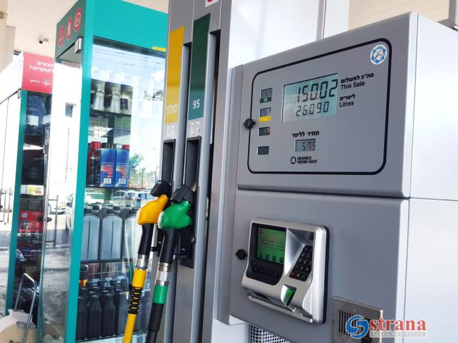 2 июля стоимость 1 литра бензина снизится до 5,76 шекеля: самая низкая цена в году