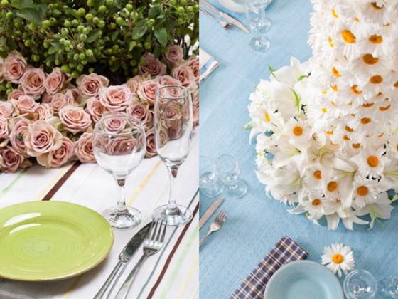 Начните год с цветов: советы декора праздничного стола