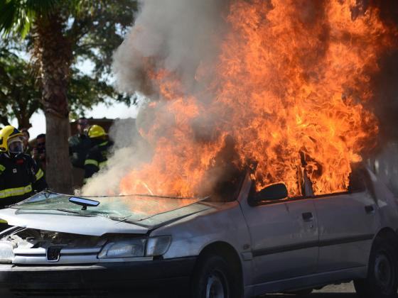 Возле Хайфы взорван автомобиль, тяжело ранен мужчина