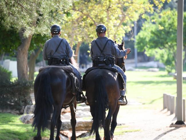 Патриарх Иерусалима прибыл в Бейт-Лехем в сопровождении израильской конной полиции