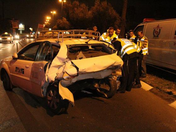 Ночное ДТП в Тель-Авиве: погиб 73-летний водитель такси (ФОТО)