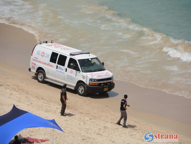 На пляже в Акко утонул мужчина
