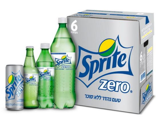 Sprite Zero – теперь в Израиле 