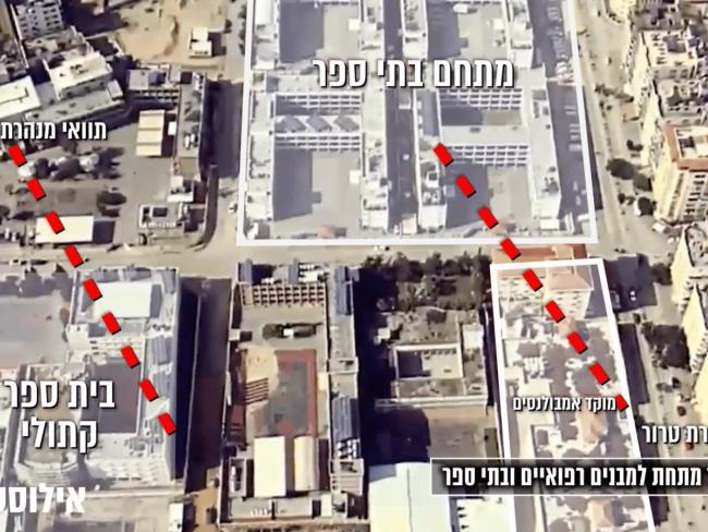ЦАХАЛ: ХАМАС построил склады оружия и туннели возле здания школы, завода Coca-Cola и штаб-квартиры UNRWA