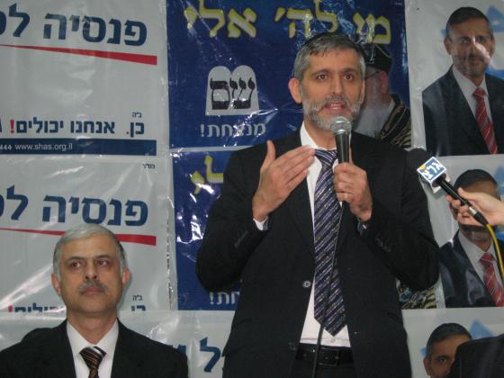  Эли Ишай обсуждает с духовными лидерами ШАС возможность возвращения в партию