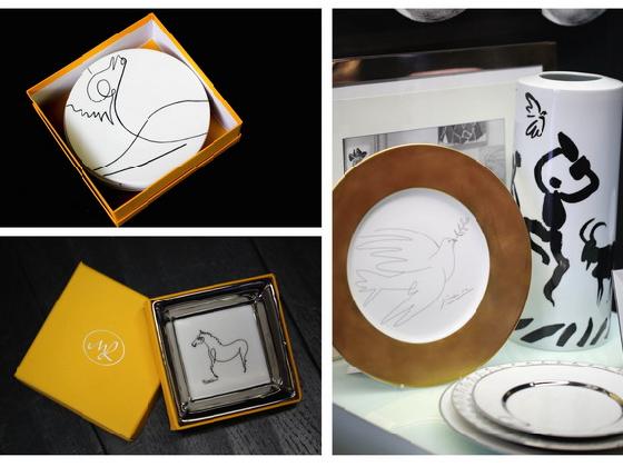 Эксклюзивная посуда с рисунками Пикассо в бутиках Renby