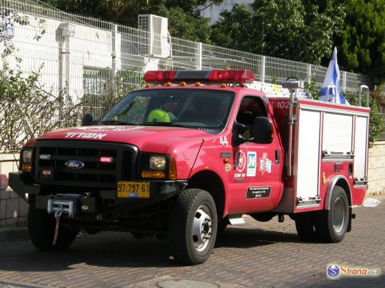  Возле Нешера произошло возгорание в автобусе компании  «Эгед»